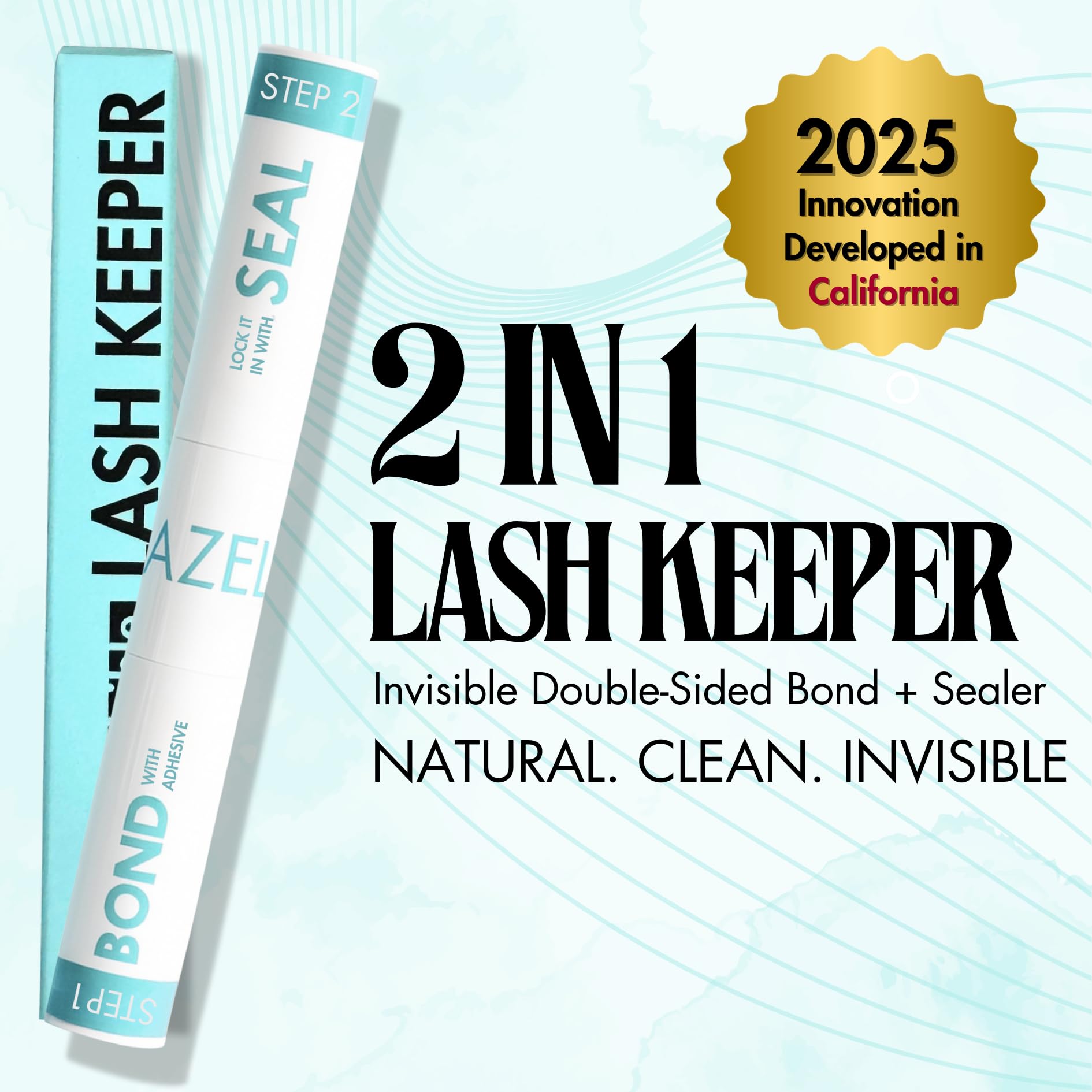 Gazelle eyelash adhesive for daily wear showing packaging