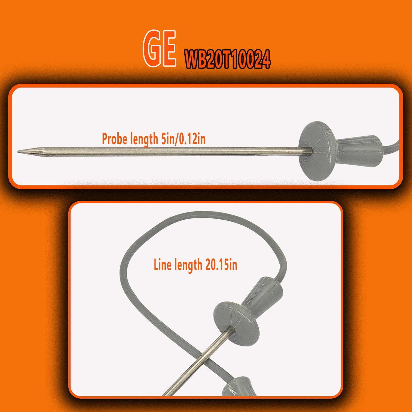 GE oven meat probe WB20X5050 replacement part