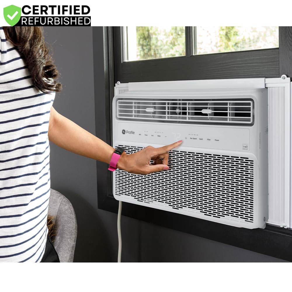 GE PWDV08WWF profile window air conditioner remote included image