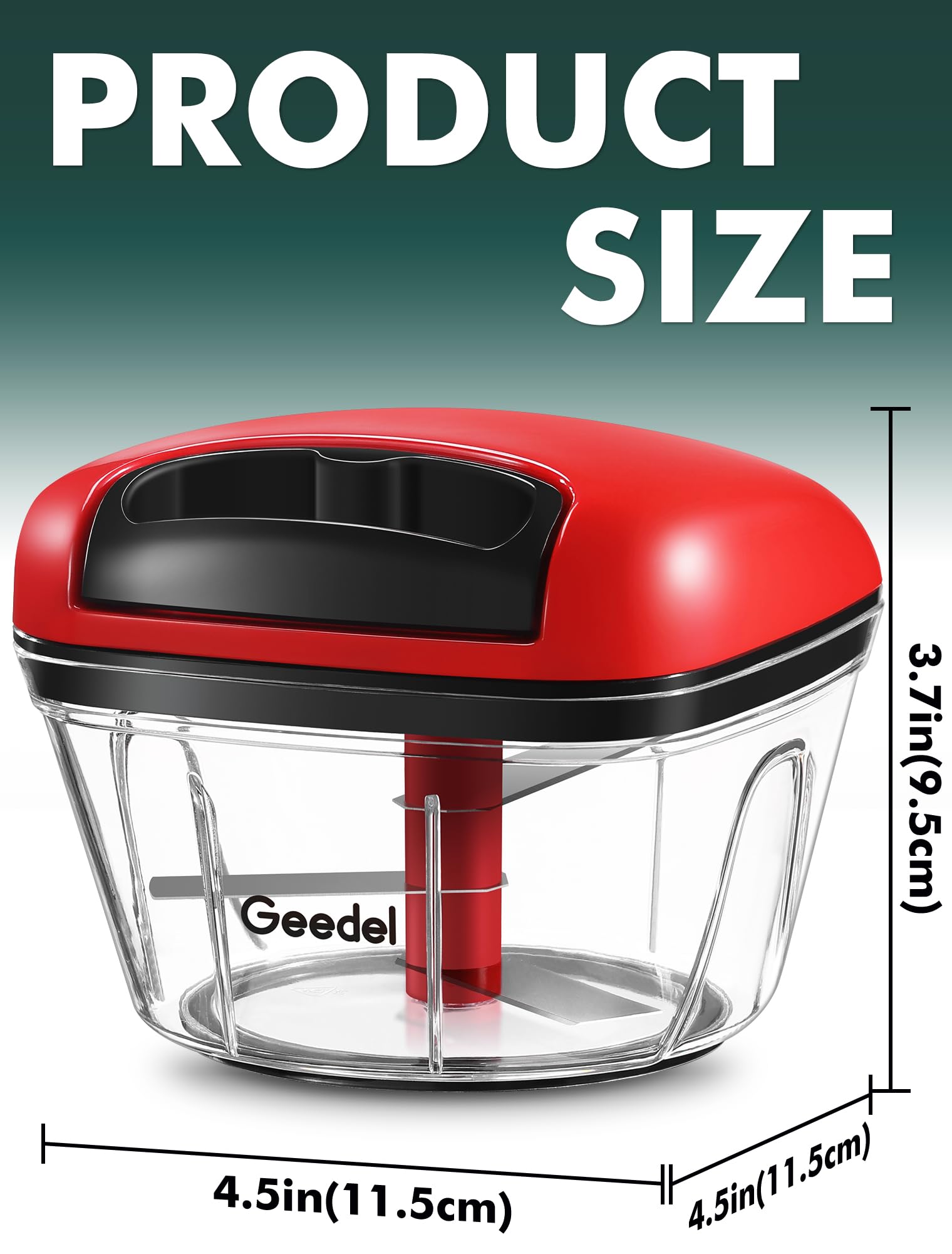 Geedel easy cleaning disassembled chopper