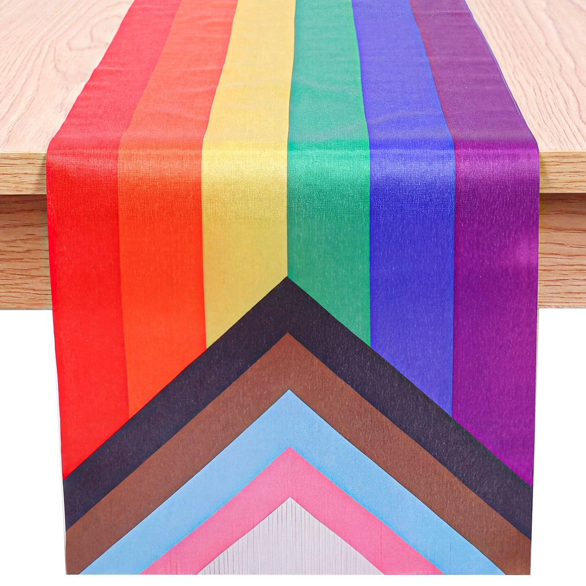 GEEHUA rainbow table runner 183x33.5cm on dining table