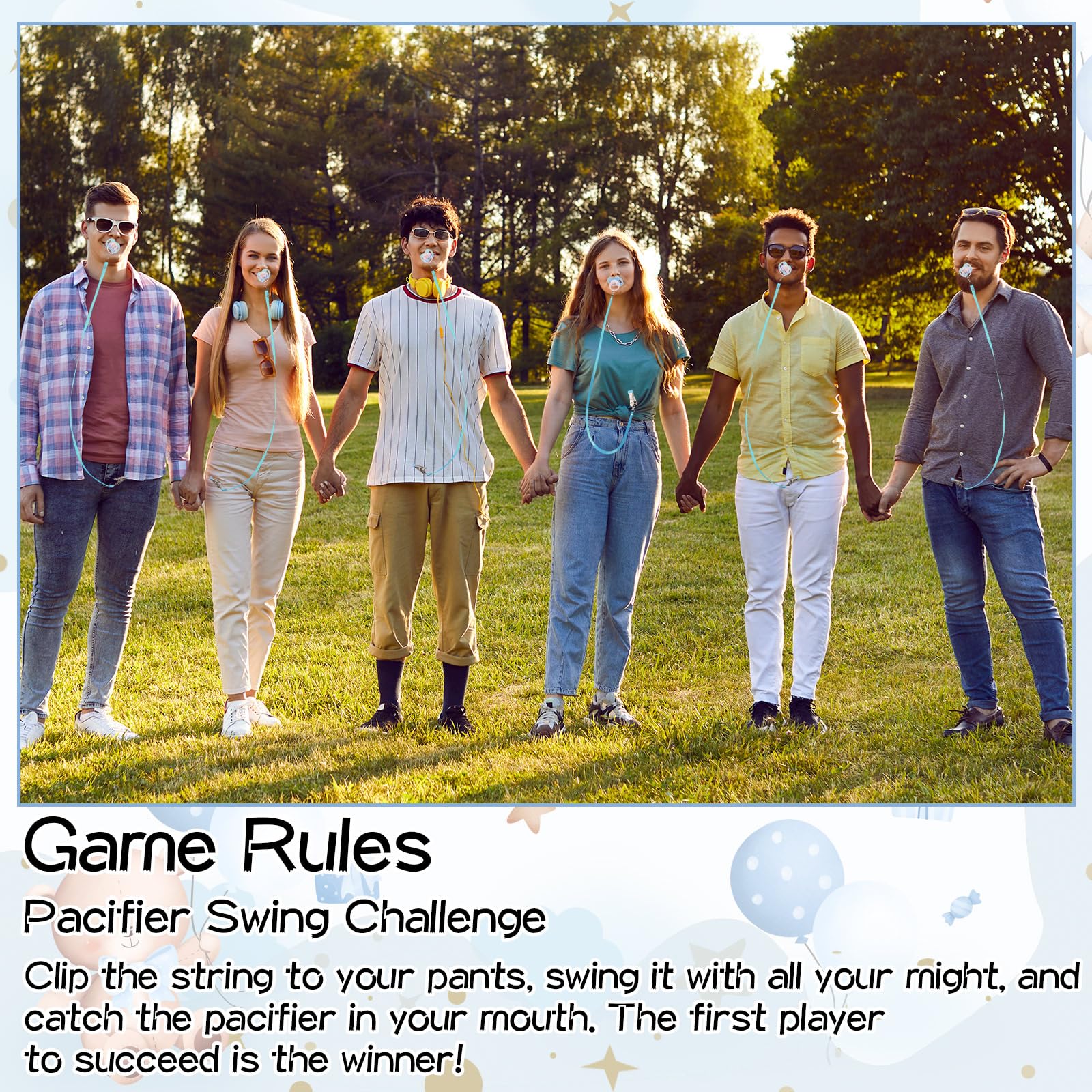 Geelin baby shower games pack for gender reveal parties