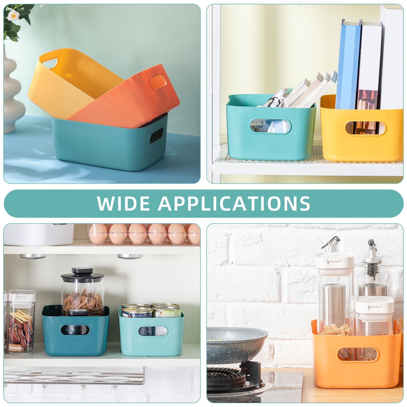 Geetery 24-pack storage baskets