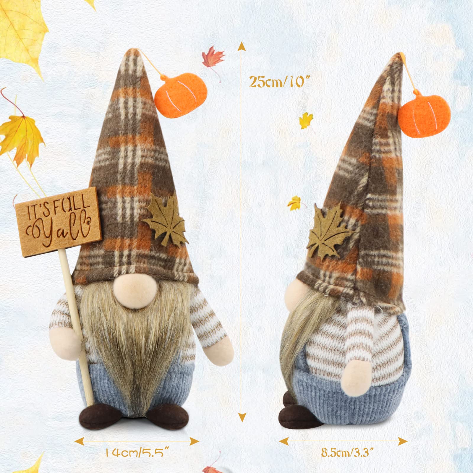 Gehydy handmade gnome with long beard decor image