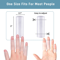 Finger sleeves for protection against blisters and calluses
