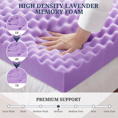 Gel infused memory foam topper cooling feature