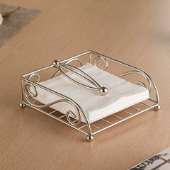 Silver chrome napkin holder by Geliqiao