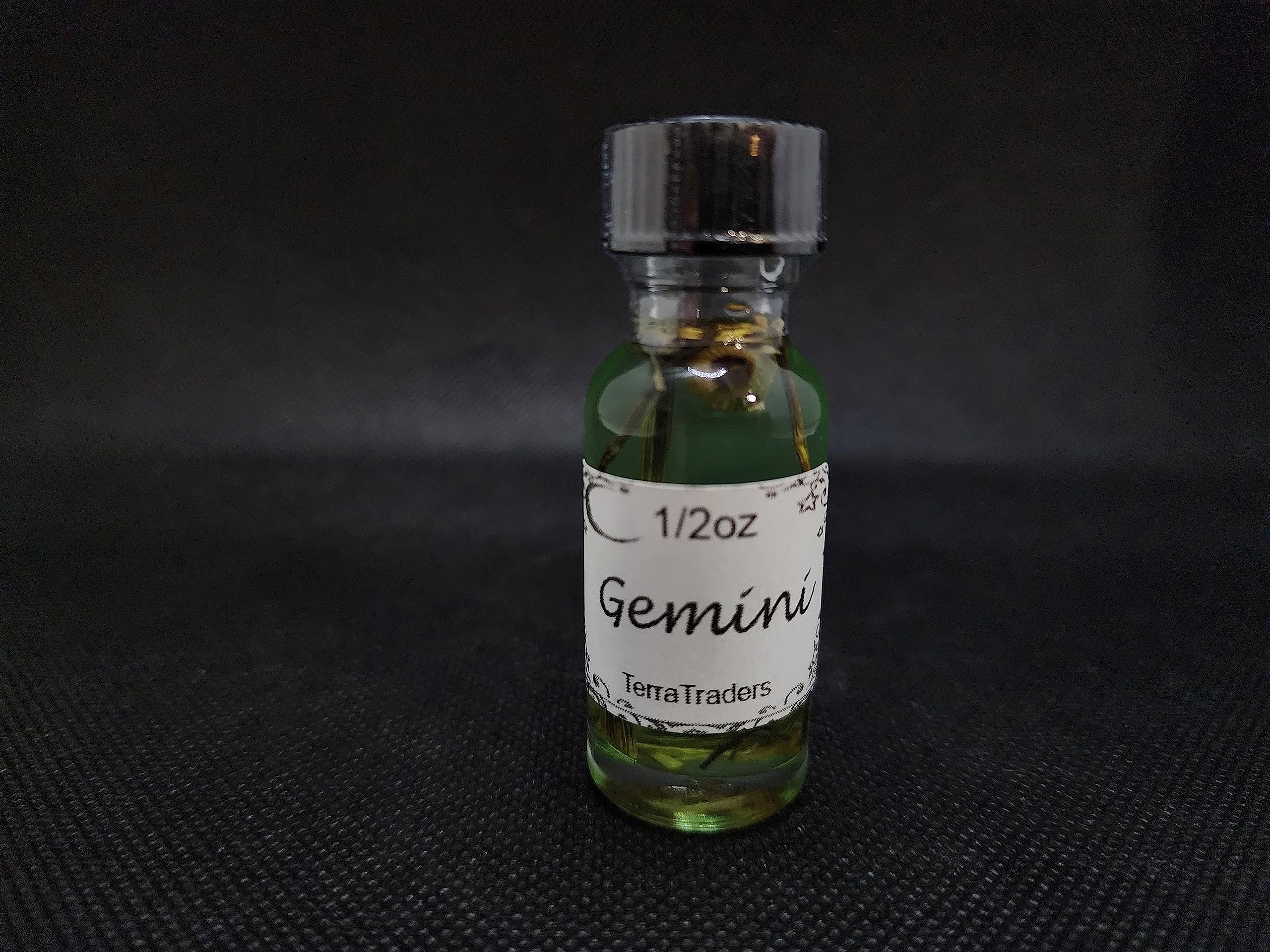 Gemini Zodiac Empowerment Oil 1/2-ounce packaging