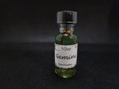 Gemini Zodiac Empowerment Oil 1/2-ounce packaging
