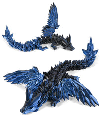 GemmiCho 3D Printed Dragon with Wings on a desk