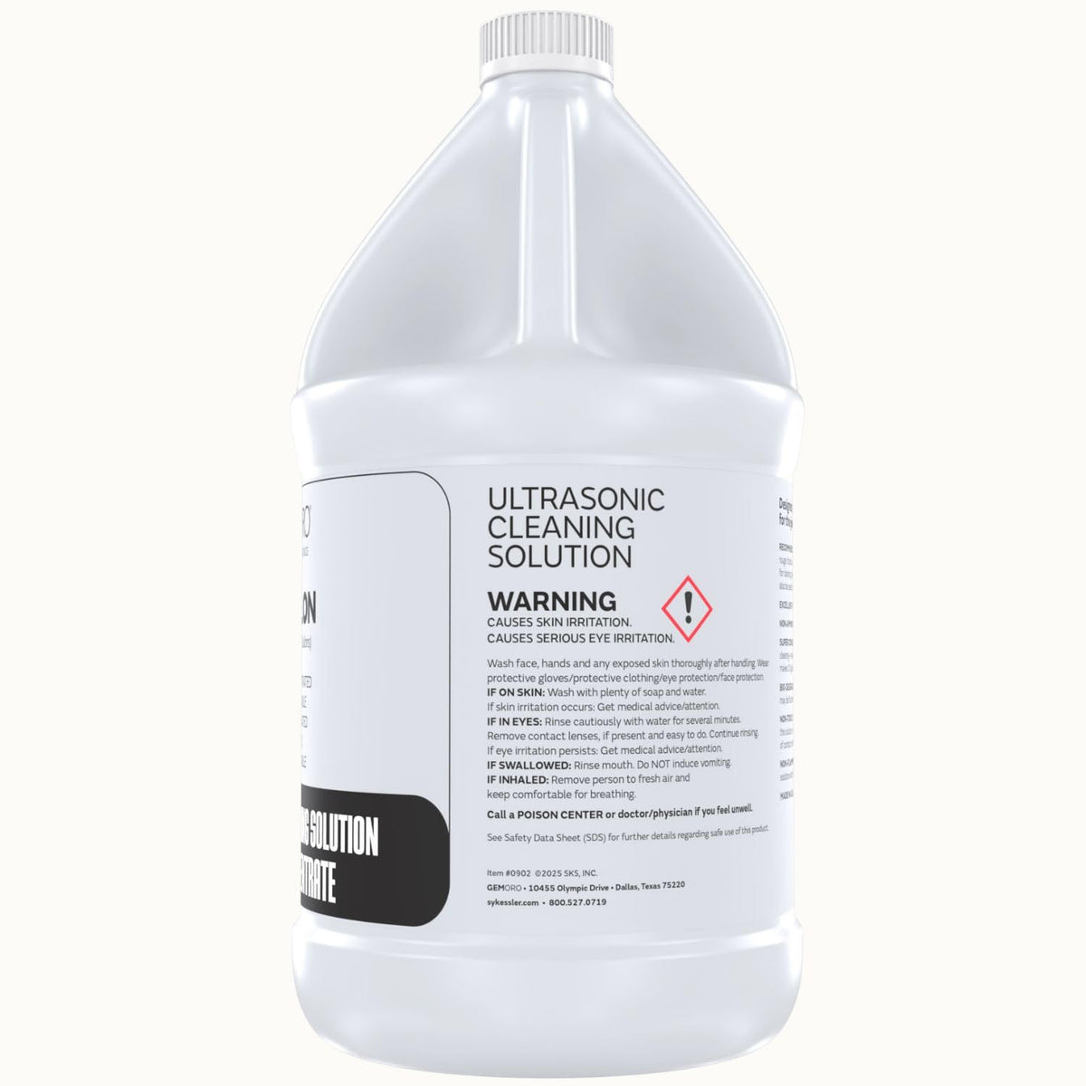 GemOro jewelry cleaner solution concentrate bottle 1 gallon