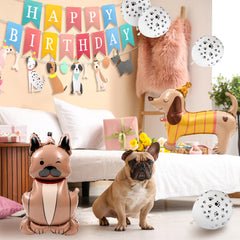 Gemscream dog breed designs foil balloons Shepherd Labrador Poodle Dachshund