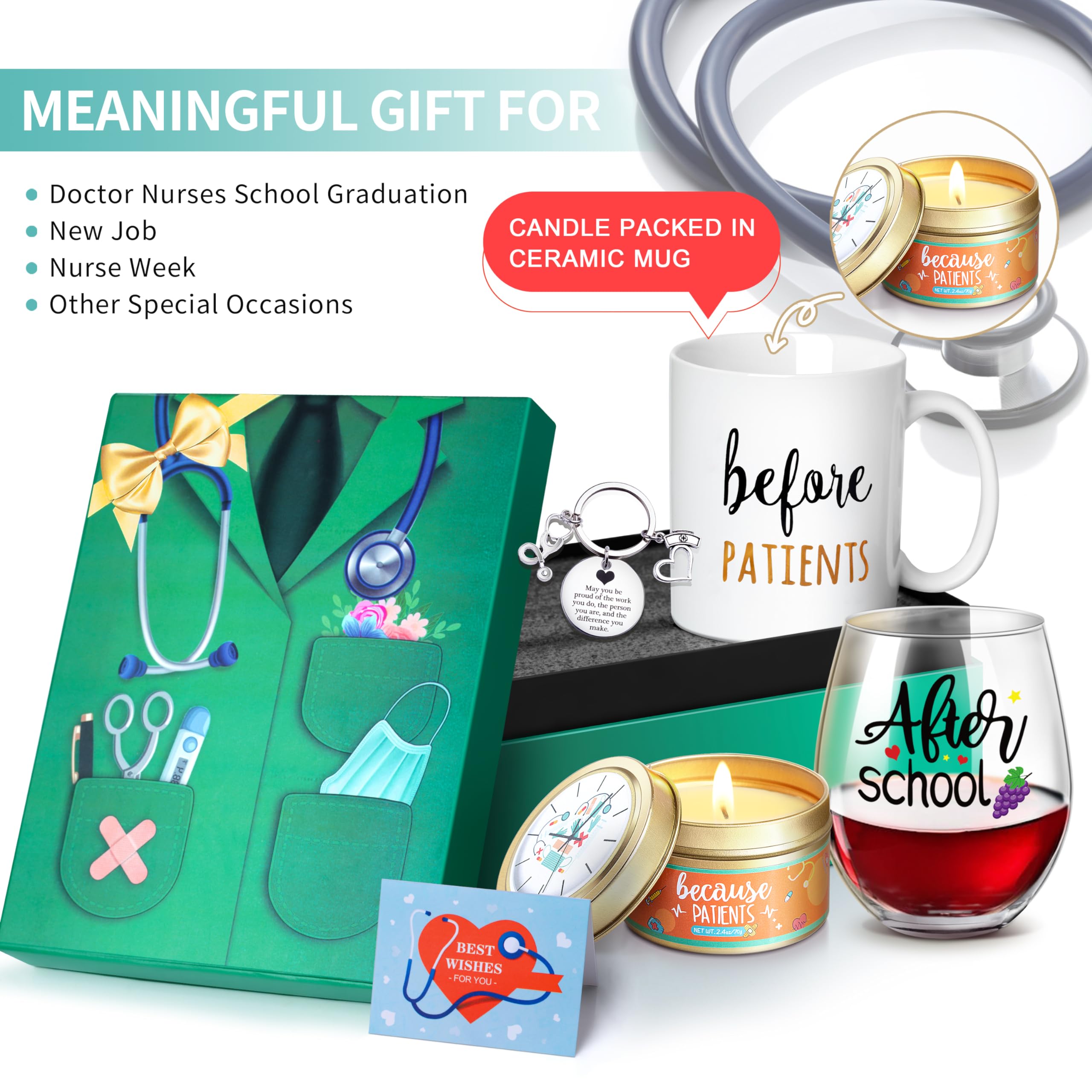 Blank greeting card included in Gemwi gift set