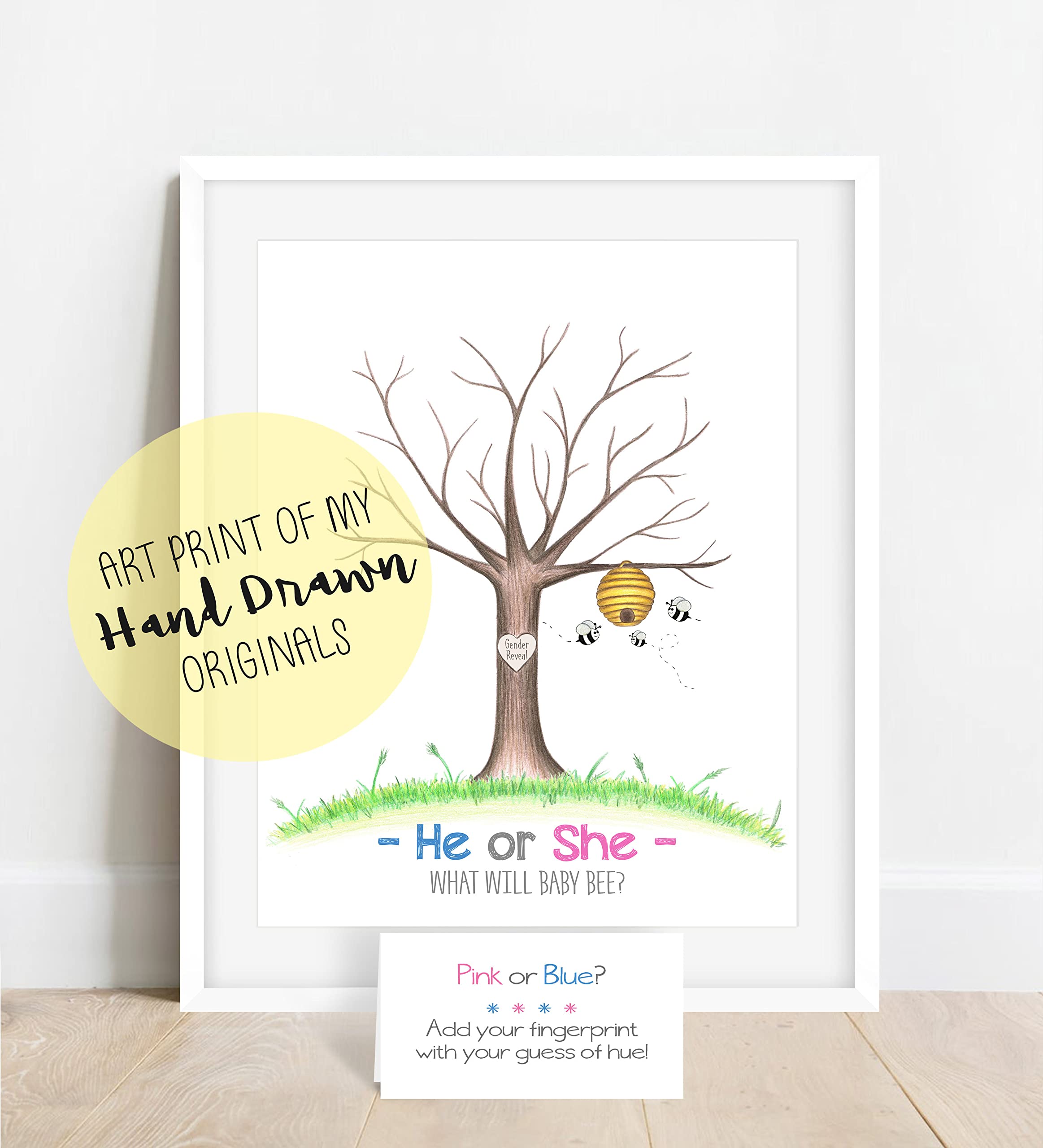 Hand drawn originals print on premium cardstock