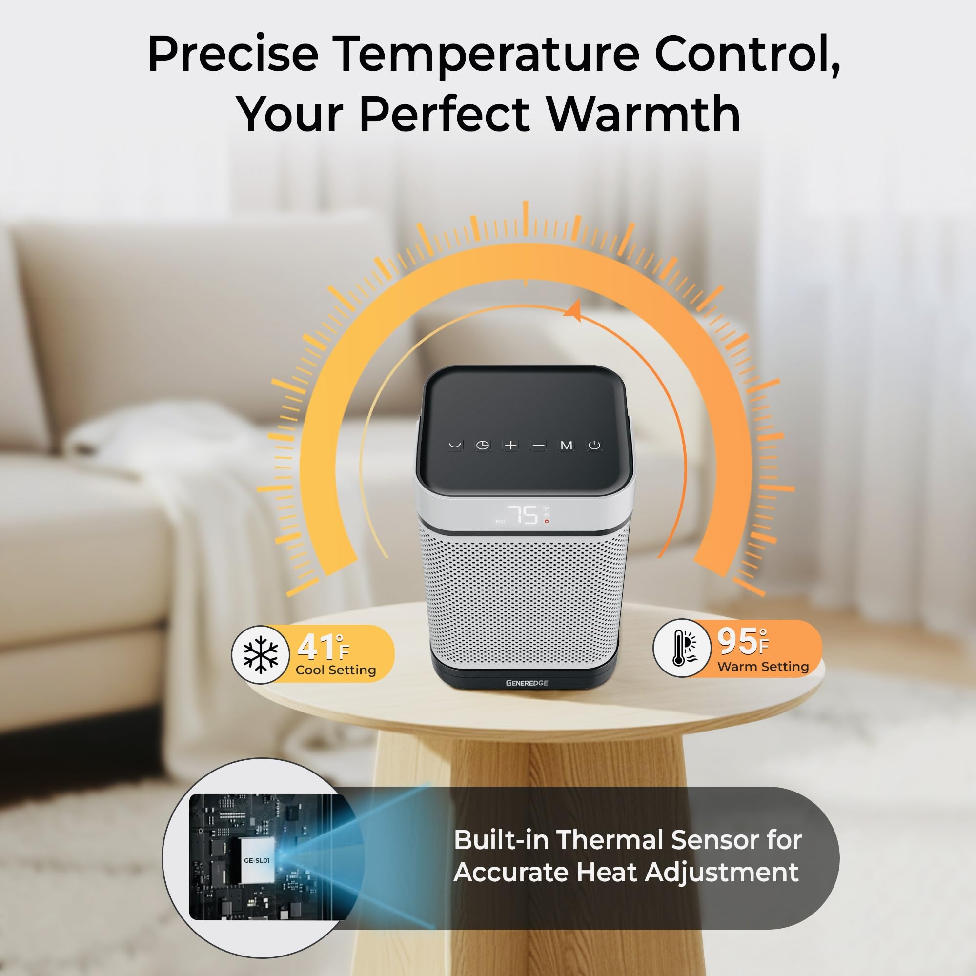 PTC ceramic heating element GENEREDGE heater