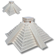 Generic Chichen Itza Pyramid Model PLA Replica front view