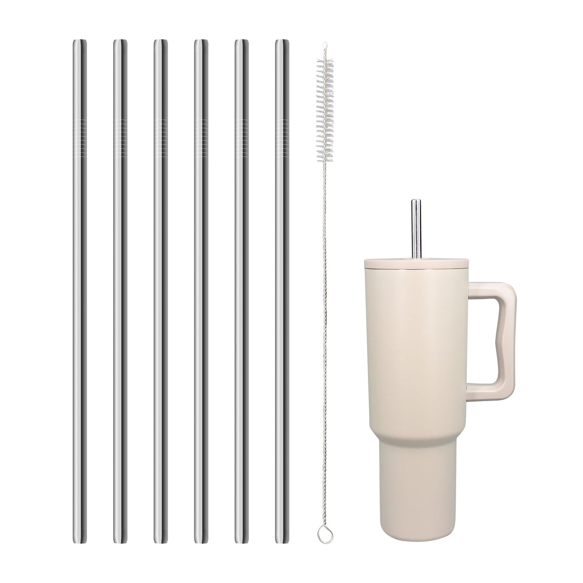 Generic XSGXS 6 pack replacement straw white