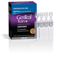 Genteal Tears preservative-free eye drops in 36 vial pack