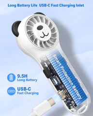 ABS plus PC durable materials used in Gentsvip handheld fan