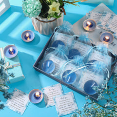 Geosar blue organza bags 2.76 x 3.54 inches