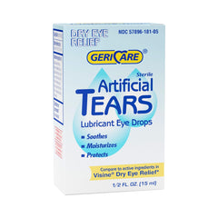 GeriCare artificial lubricating tears bottle 0.5 fl oz