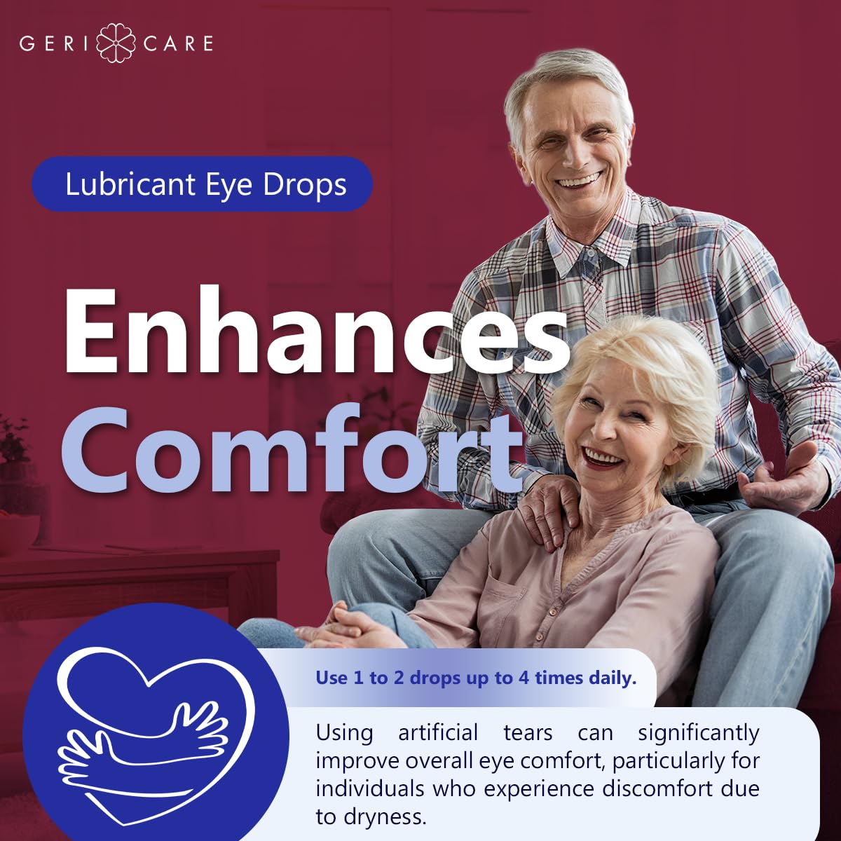 Artificial tears that mimic natural tears for comfort