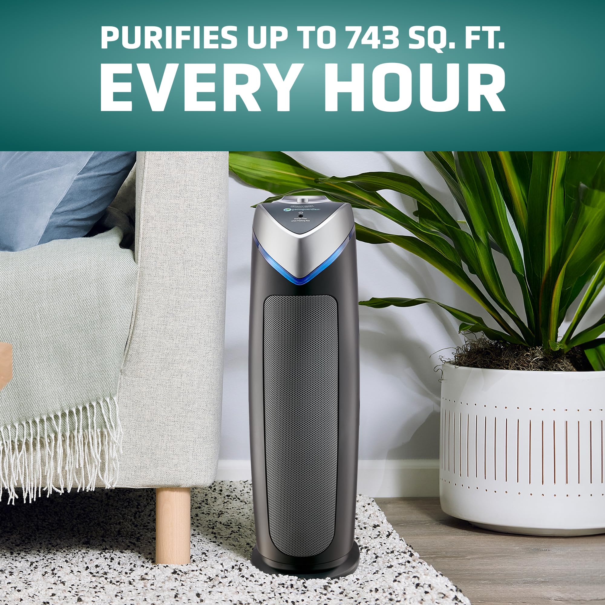 GermGuardian AC4825E UV-C light air purifier