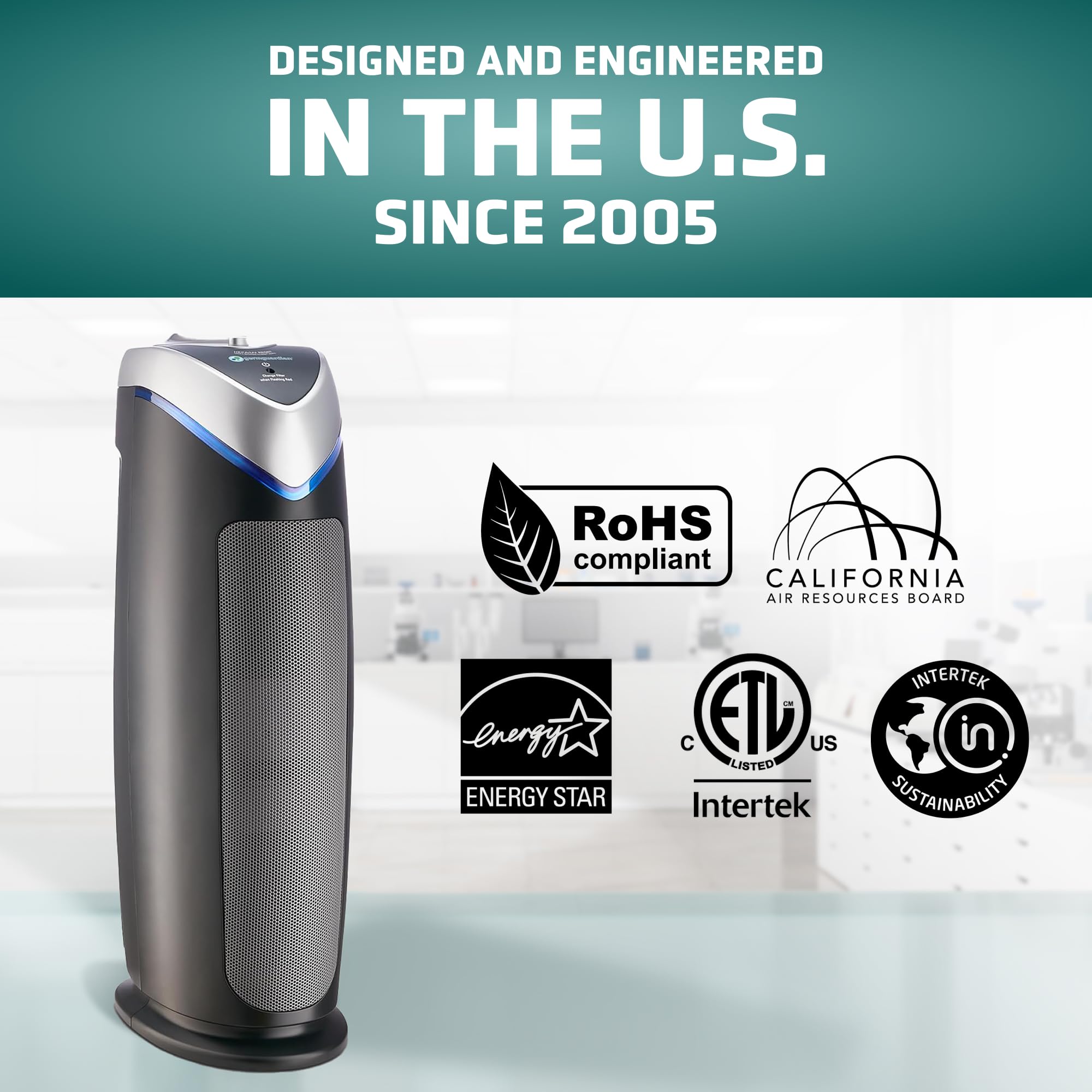 GermGuardian AC4825E compatible with FLT4825 filters LB4000 bulbs