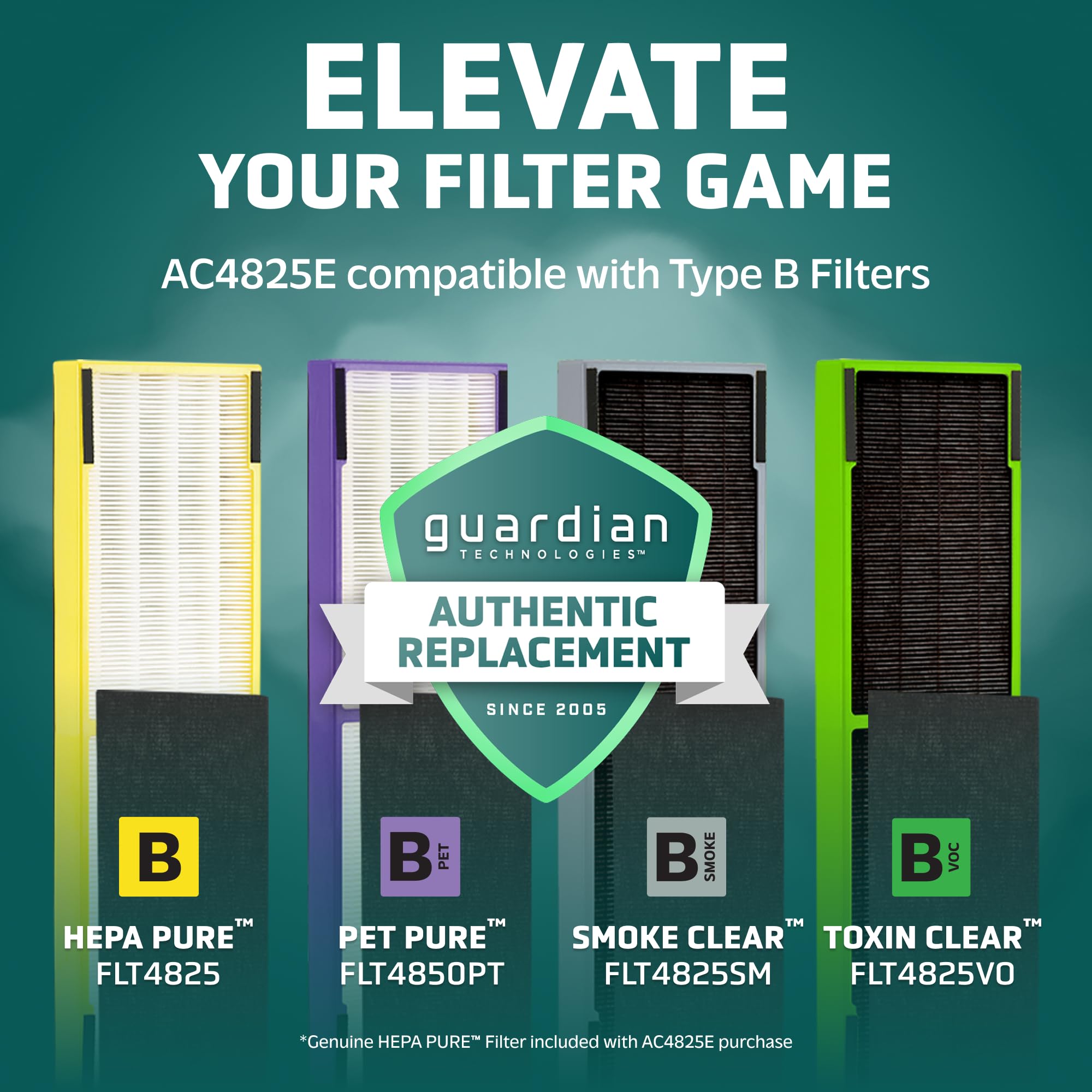 GermGuardian AC4825E carbon filter compatibility FLT22CB4