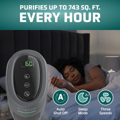 Intellisense air quality indicator on GermGuardian purifier