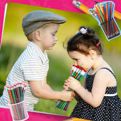 Fruit scented pencils with eraser 19 cm length