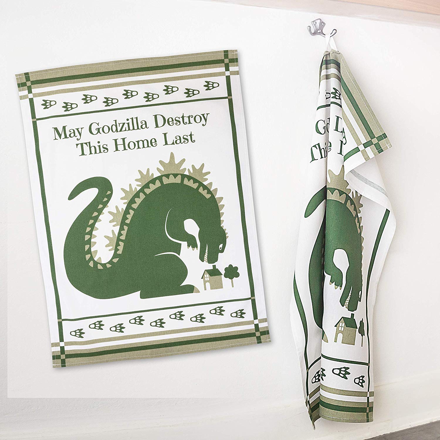 GetDigital dish cloth monster movie fans design 50x70 cm