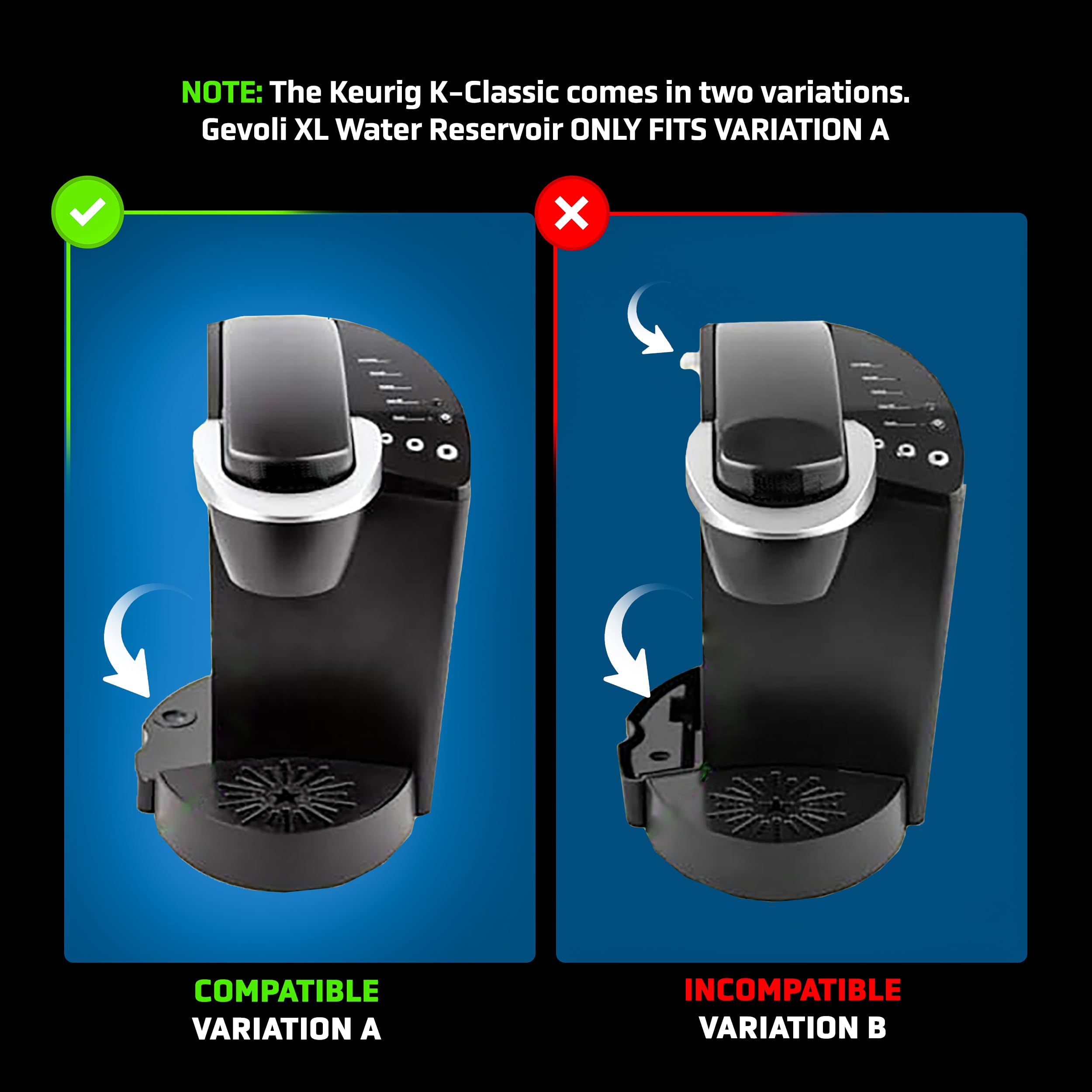 Keurig K-Classic K05 compatible reservoir