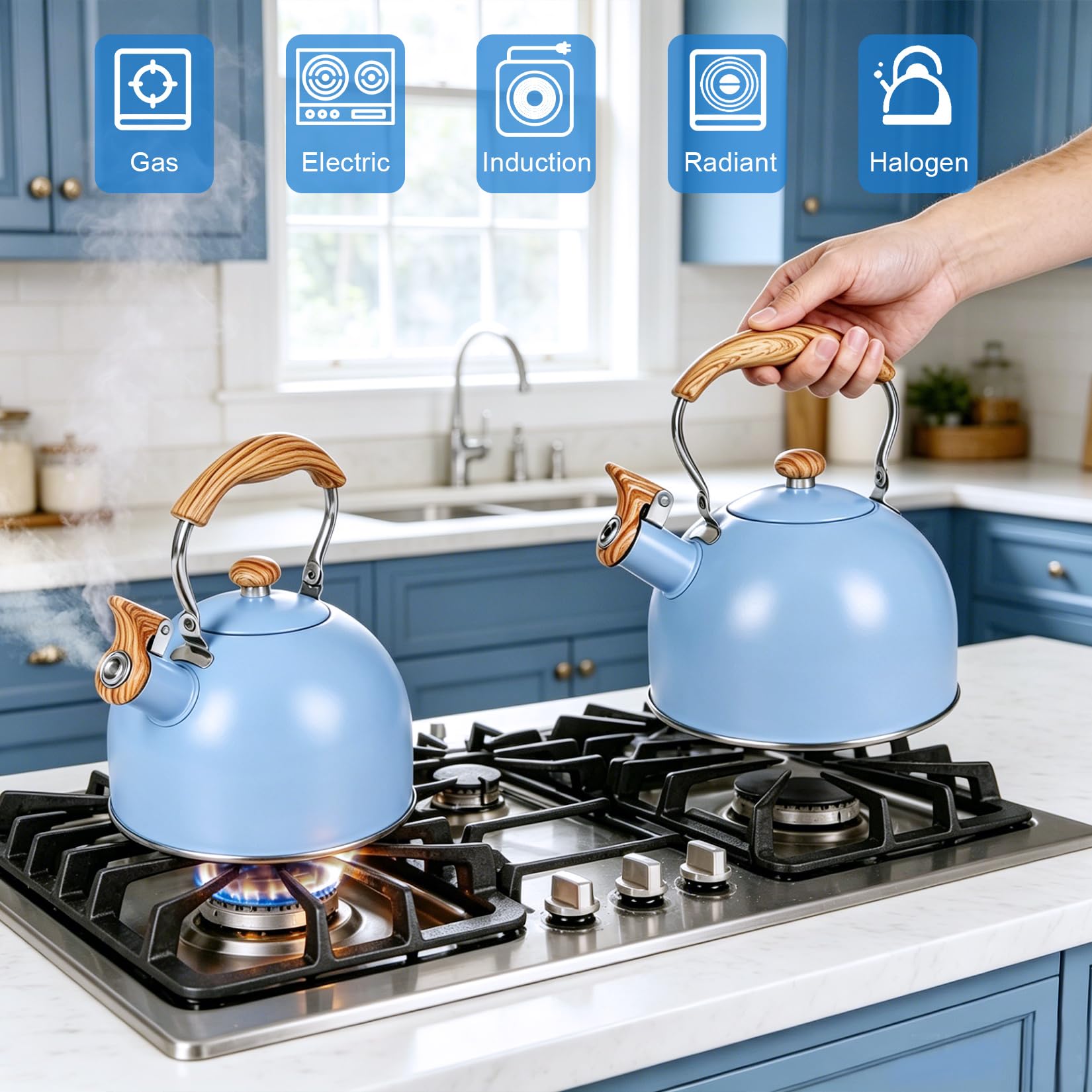 Safe design for home tea prep and storage