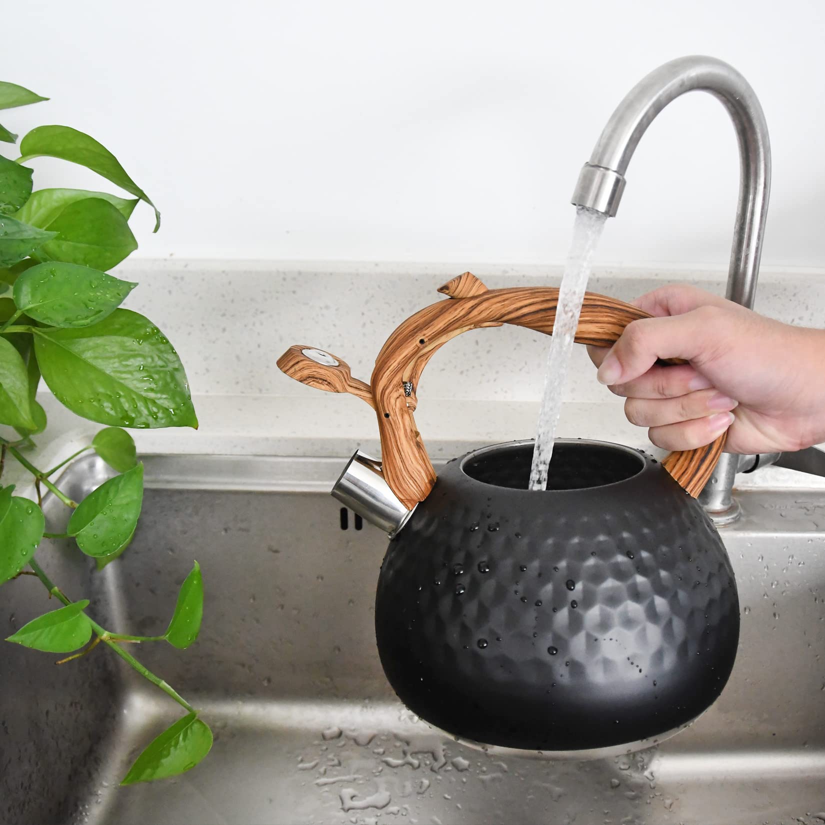GGC Whistling Tea Kettle for family tea time on stove top