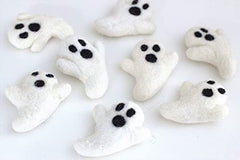 Ghost felt shapes 3x2 by Handmade Matthew and Mae set of 3 image