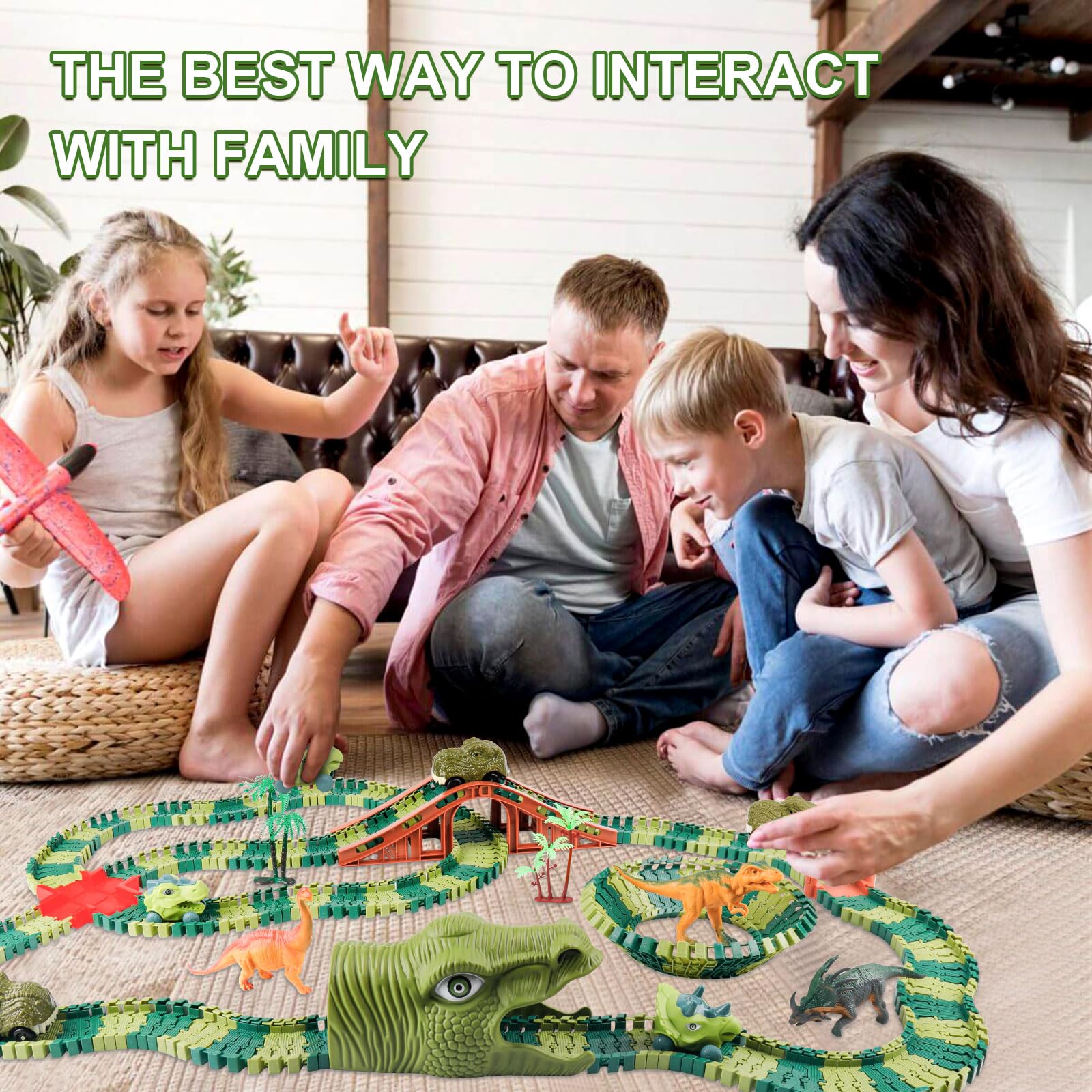 Gift box packaging for GIAT Dinosaur Track Toys
