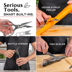 Gidli premium kitchen scissors dishwasher safe image