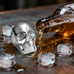 Gift bag packaging for skull head whisky stones