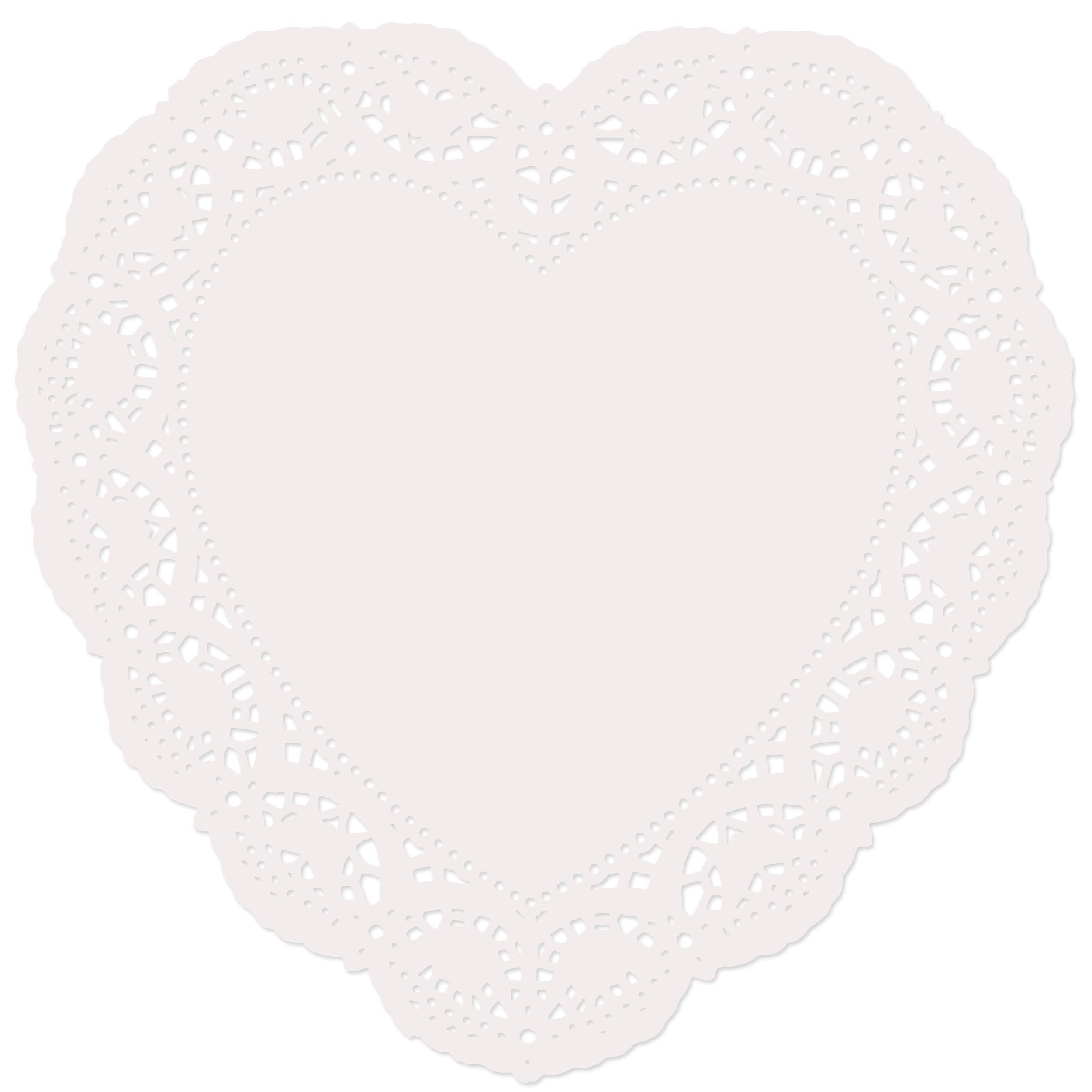 10 inch heart doilies Gift Boutique for crafts