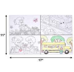 Gift Boutique color your own place mats 11x17