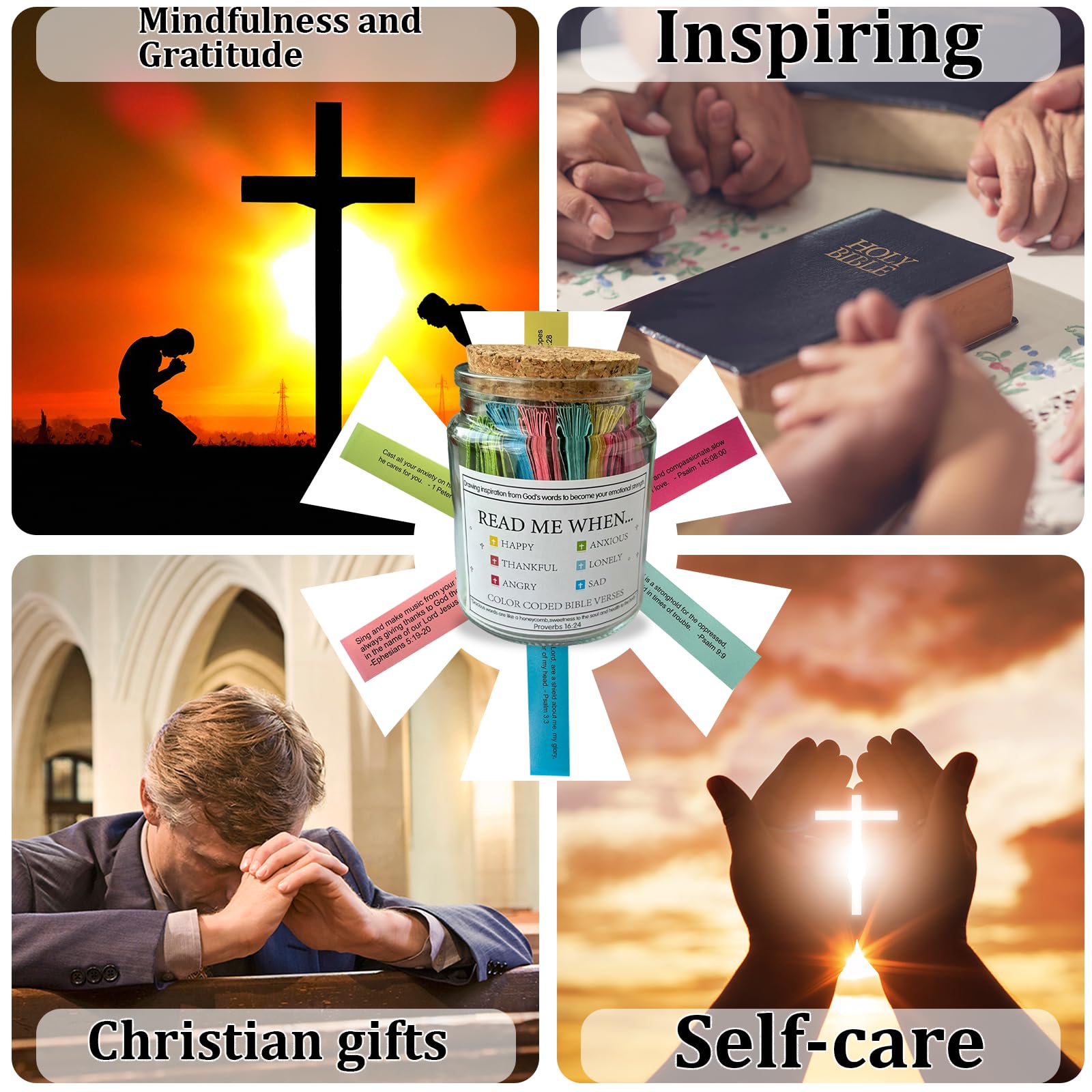 Durable glass jar with protective film and black gift box