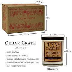 Mothers Day gift candle Not My Circus Not My Monkeys by Cedar Crate Market