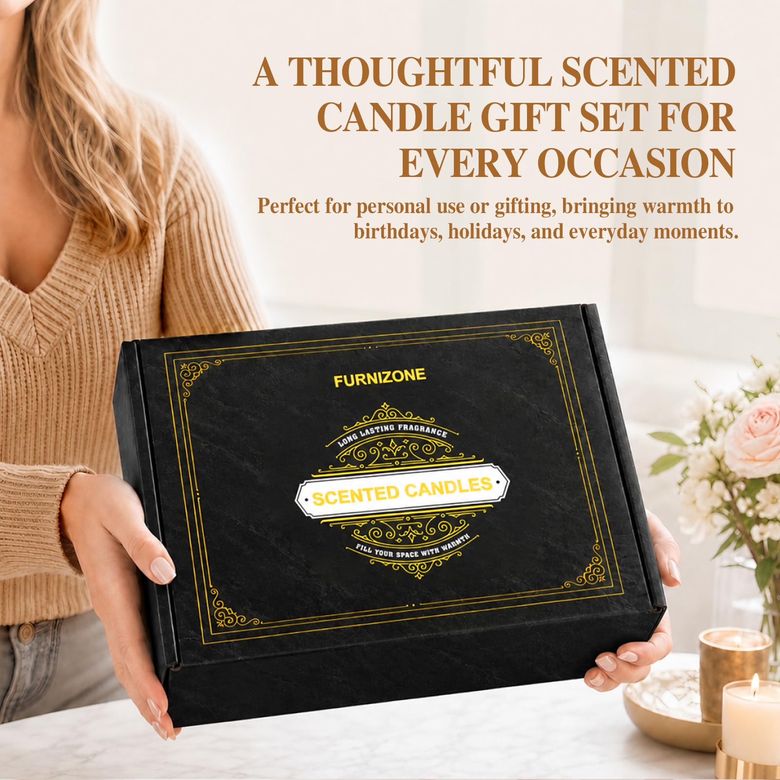 Home fragrance candles suitable for bedrooms and living rooms
