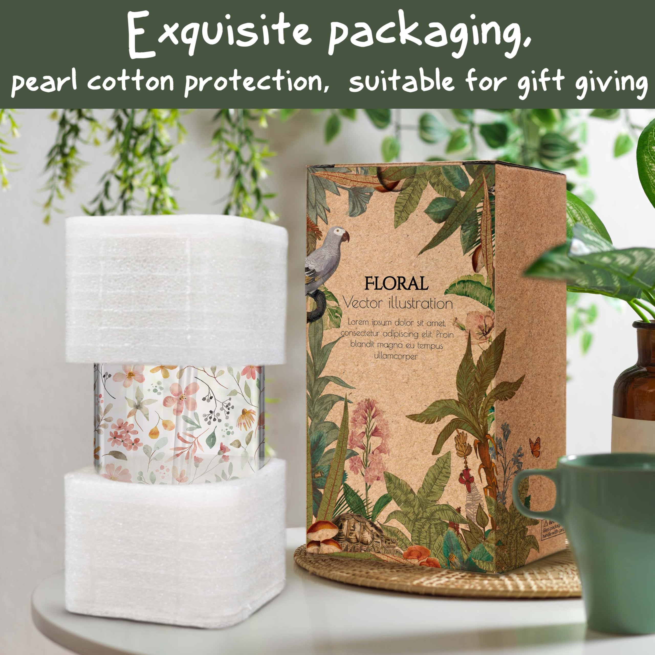 Cup gift set with elegant box and accessories