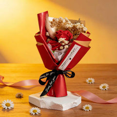 Heart shaped handmade soap included in Romantic Gift Set