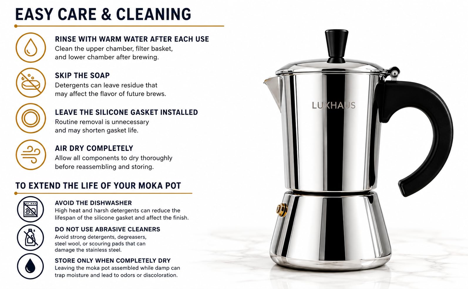 6 espresso size cups for moka pot