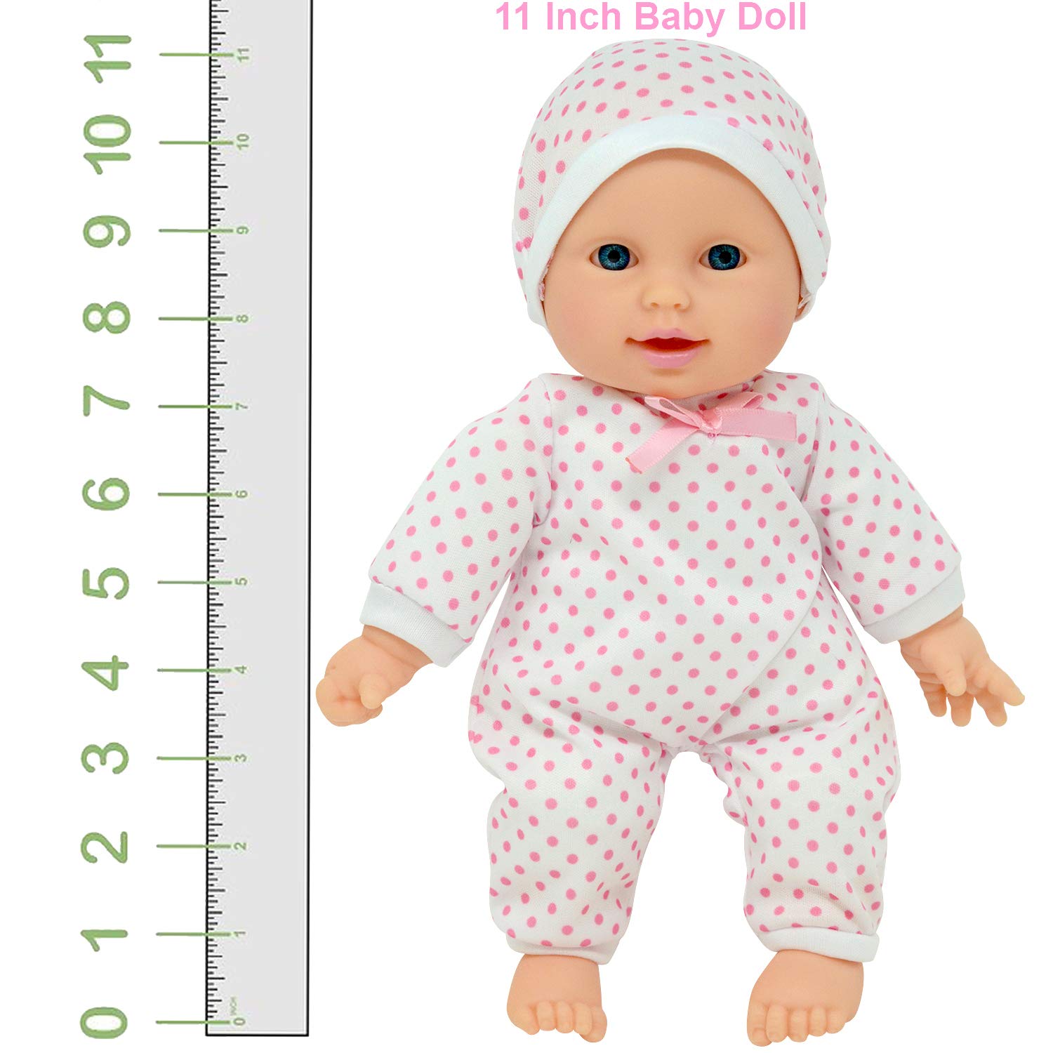 Doll pacifier and blanket included