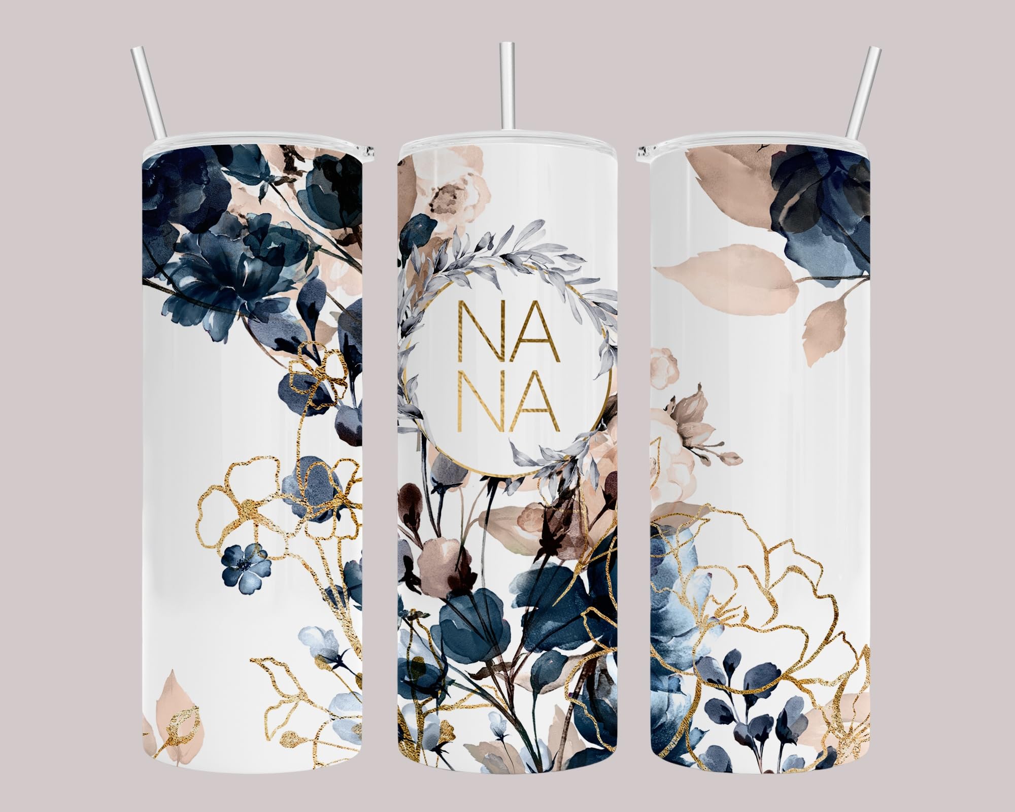 Gift box with paper filler and greeting card