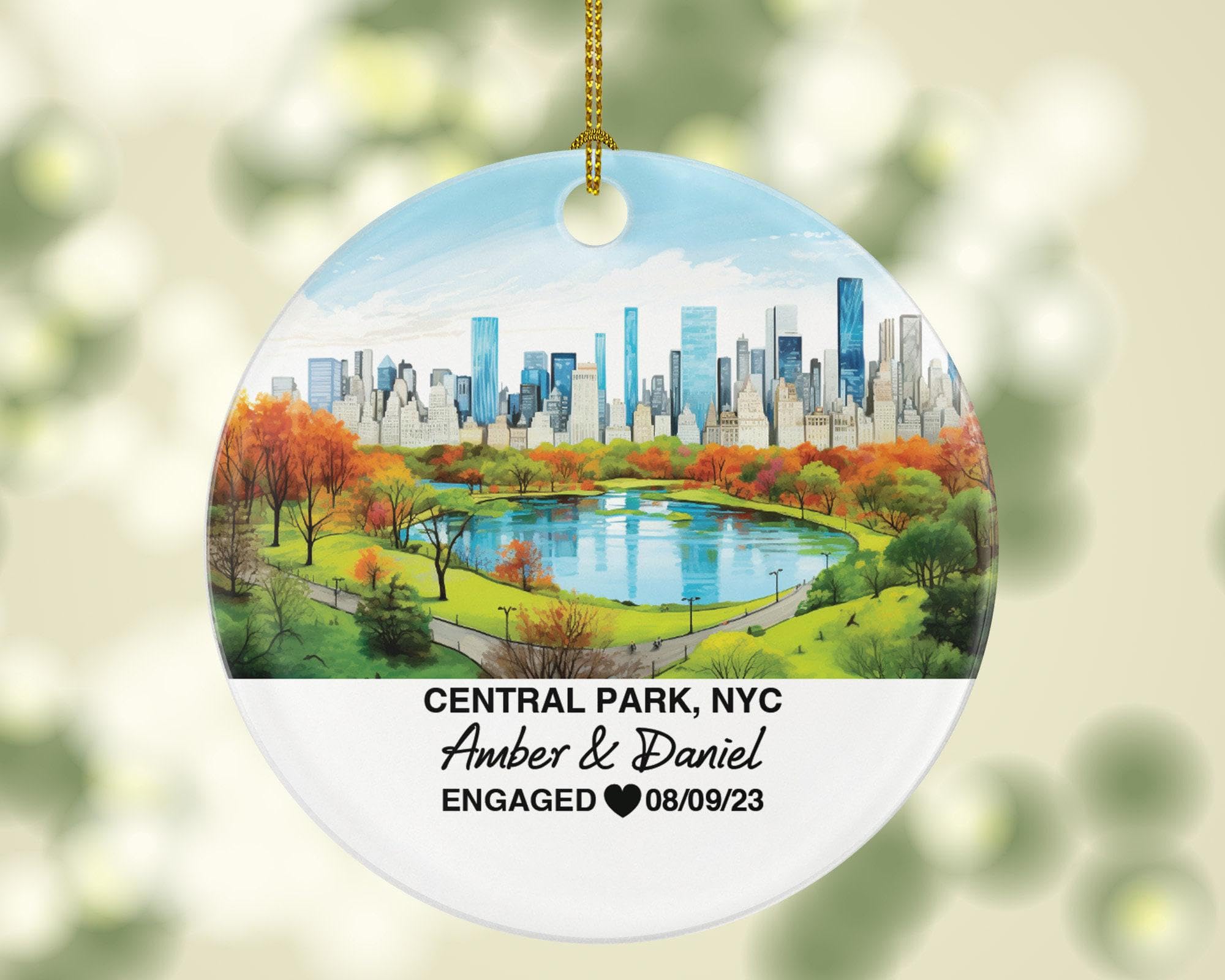 White ceramic Christmas tree ornament ready to display